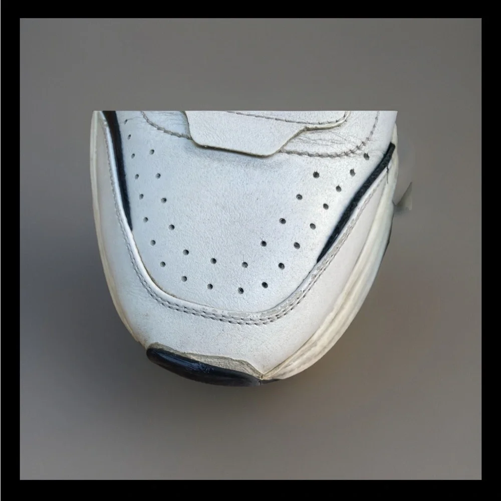 Dolce & Gabbana White Leather Daymaster 7.5 Preowned Sneakers Italy
